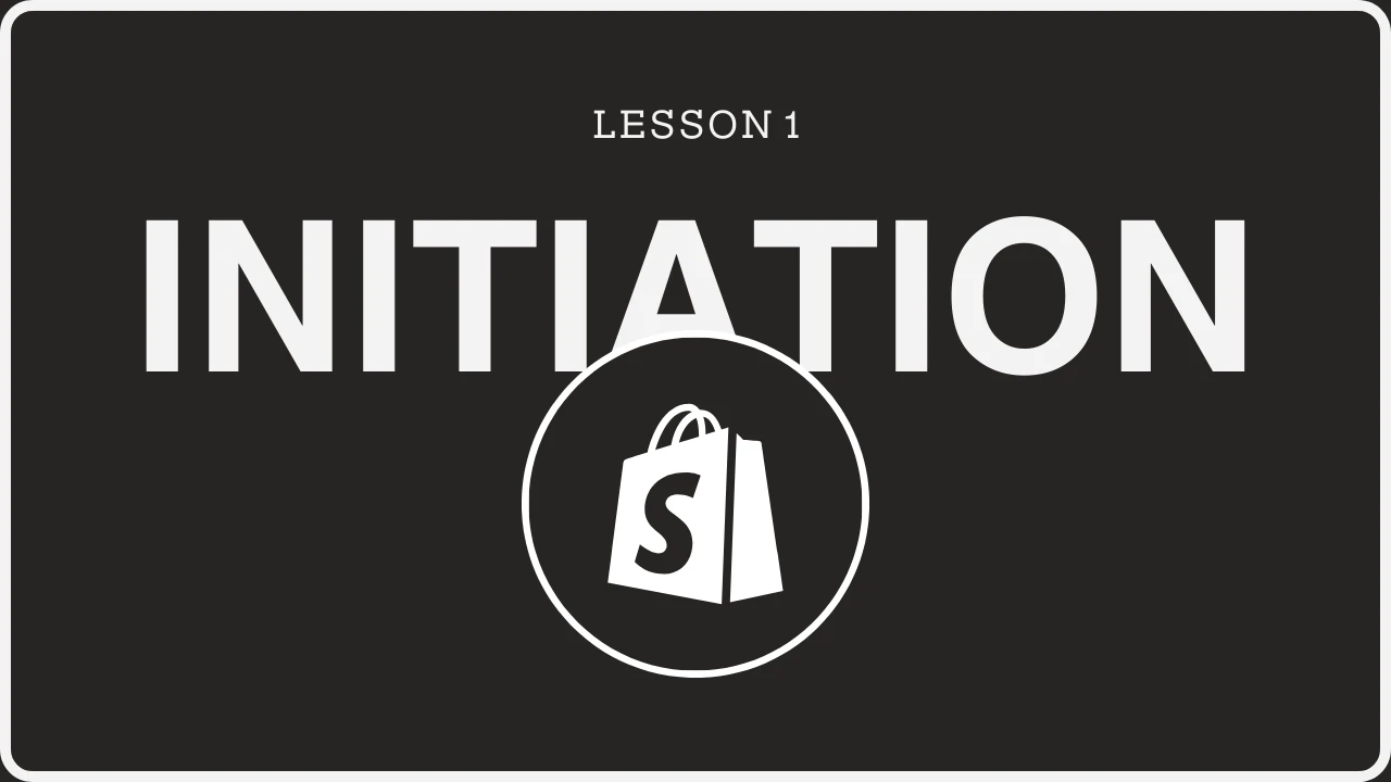 Initiation lesson poster