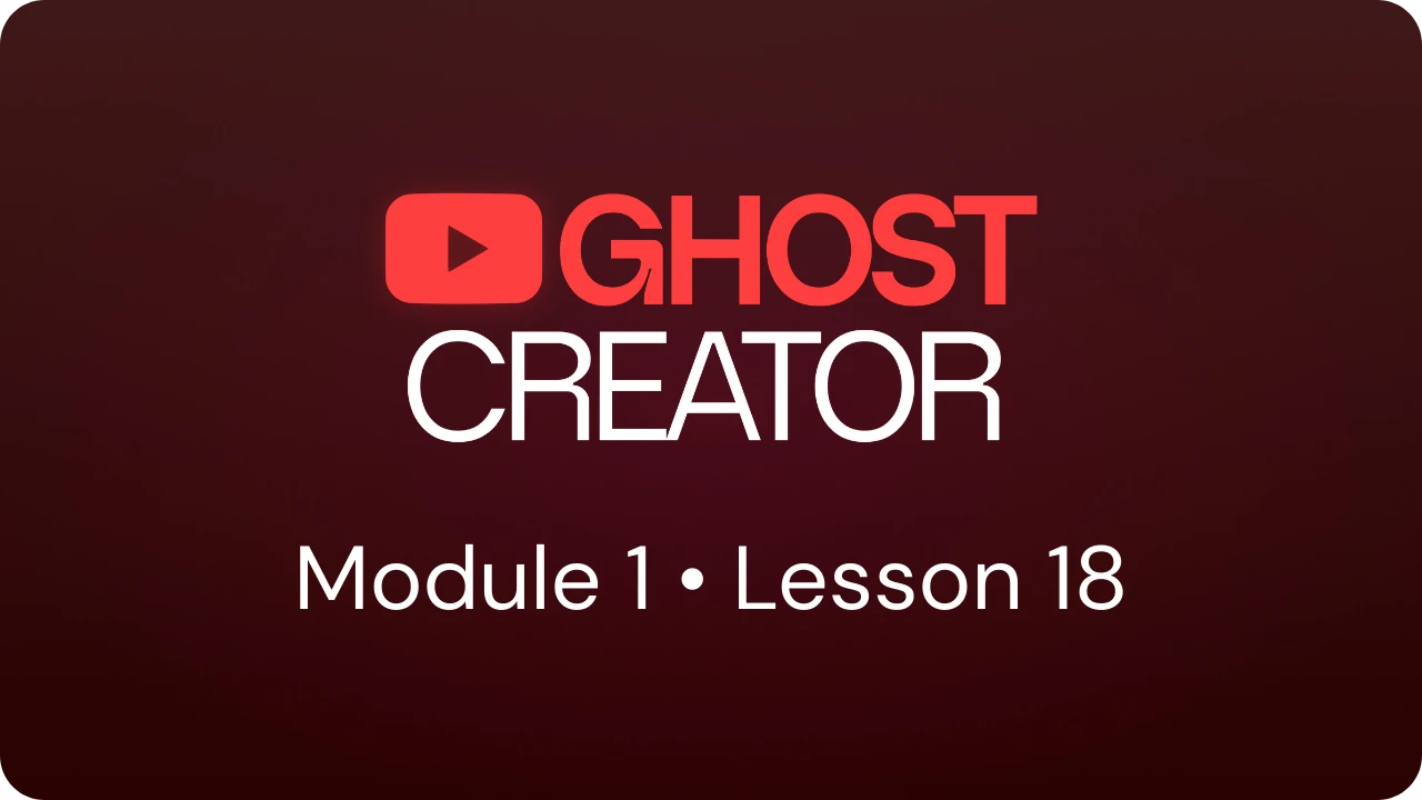 18. The Best YouTube Automation Niches lesson poster