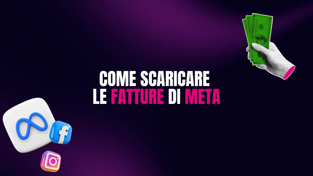 Come scaricare le fatture di META lesson poster