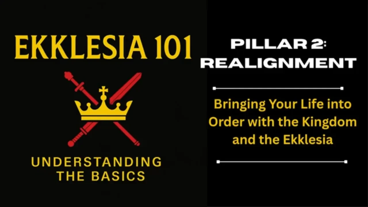 PILLAR 2: REALIGNMENT Bringing Your Life into Order with the Kingdom and the Ekklesia lesson poster
