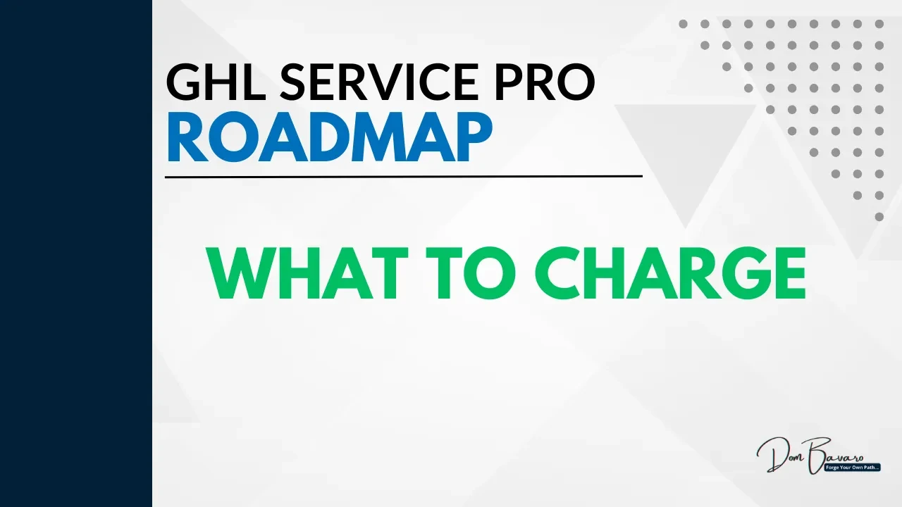 What Should You Charge? lesson poster