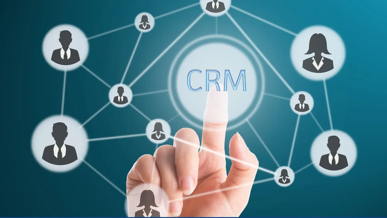 What is a CRM System? lesson poster