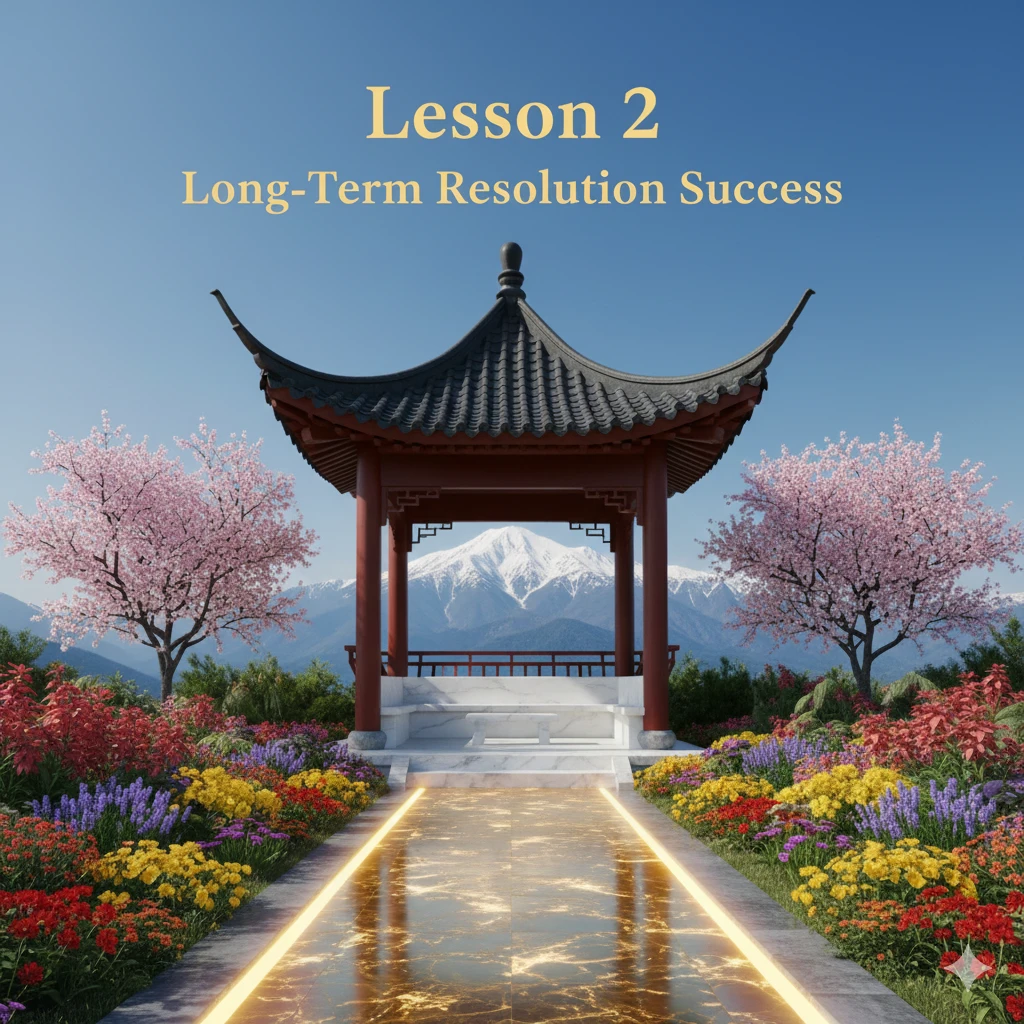 Lesson 2-Long-term Resolution Success lesson poster