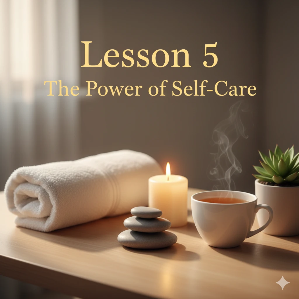 Lesson 5-The Power of Self-care lesson poster