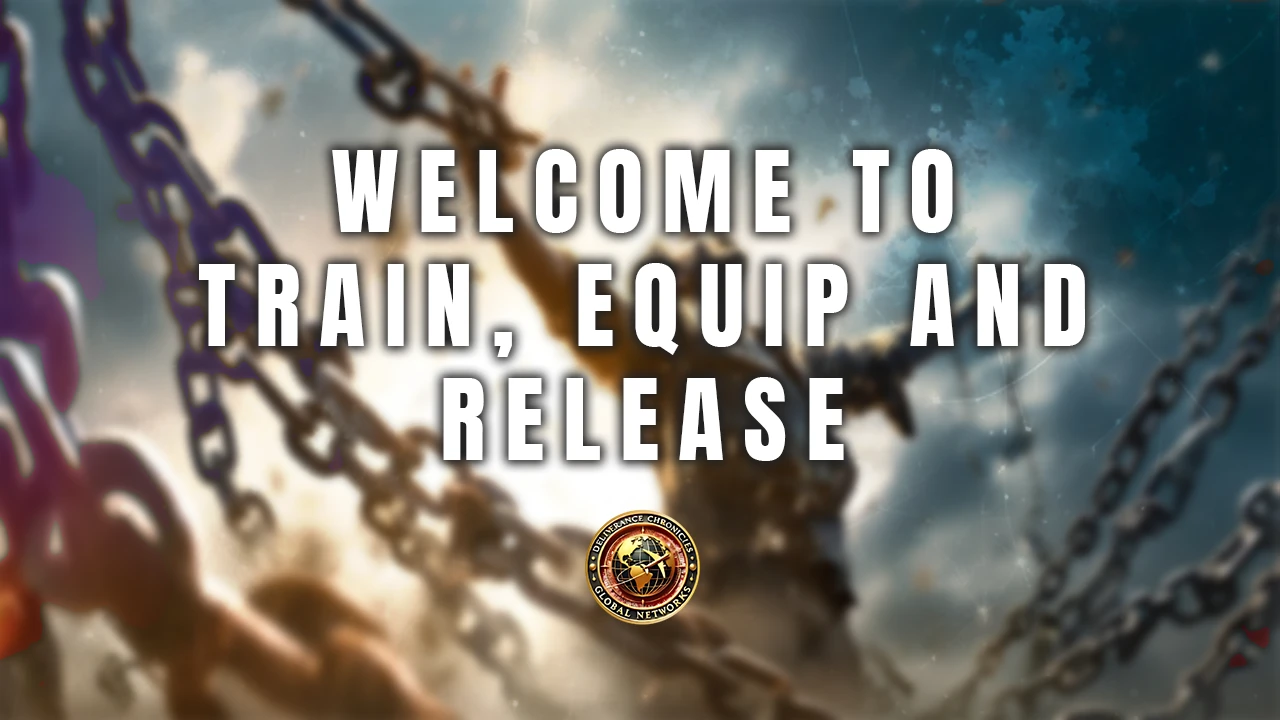 Welcome to Train Equip and Release lesson poster