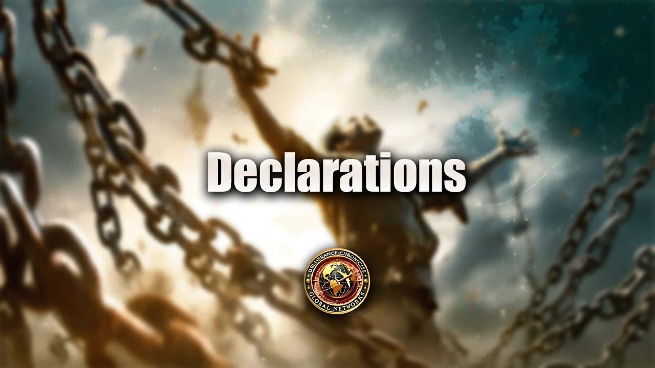 Declarations lesson poster
