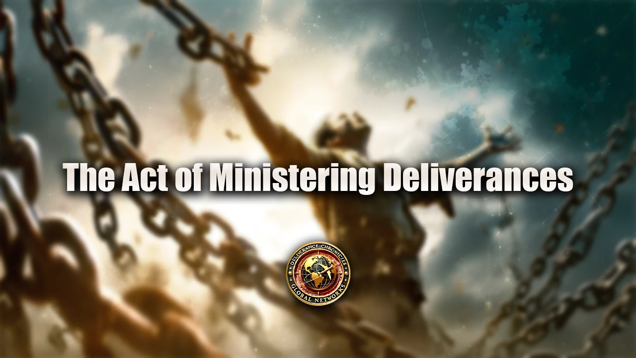 The Act of Ministering Deliverances lesson poster