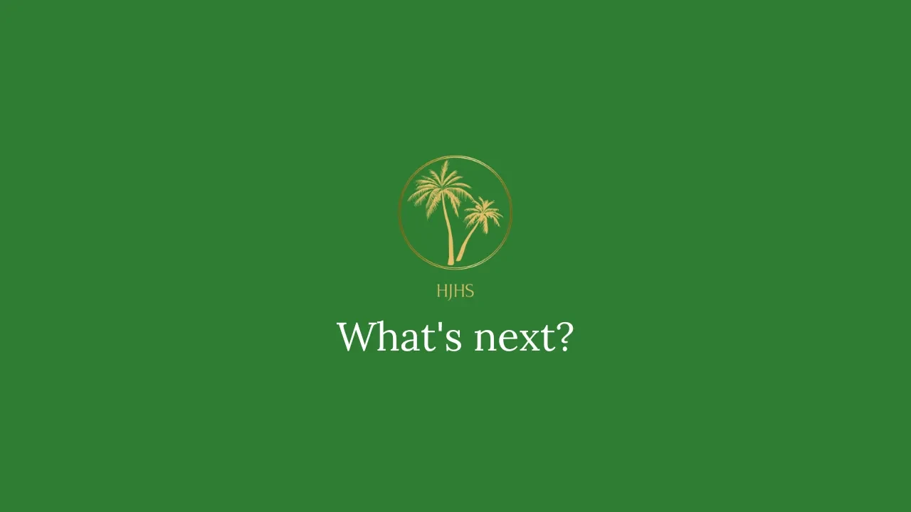 What's next? lesson poster