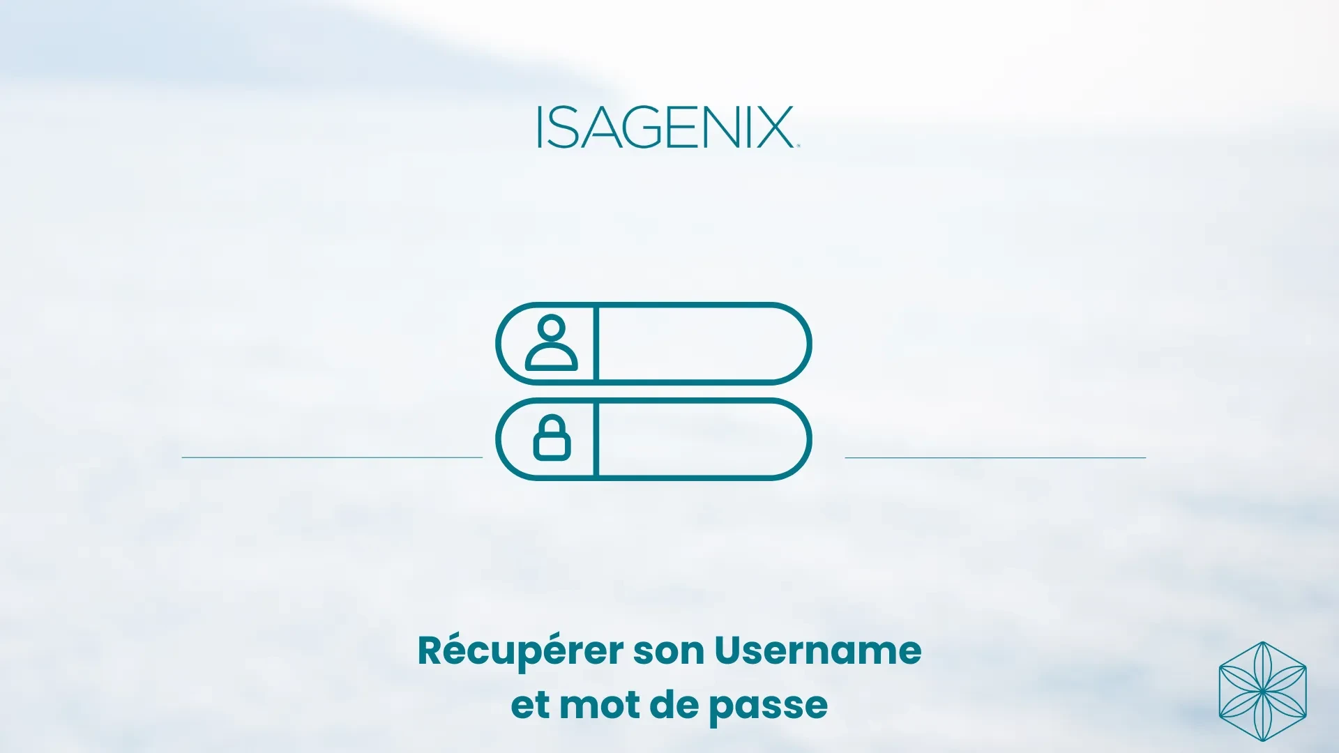 Récupérer son Username et mot de passe lesson poster