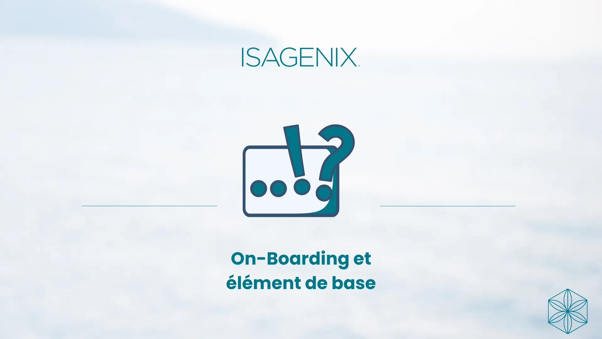 On-Boarding et élément de base avec Isabelle Dutil lesson poster
