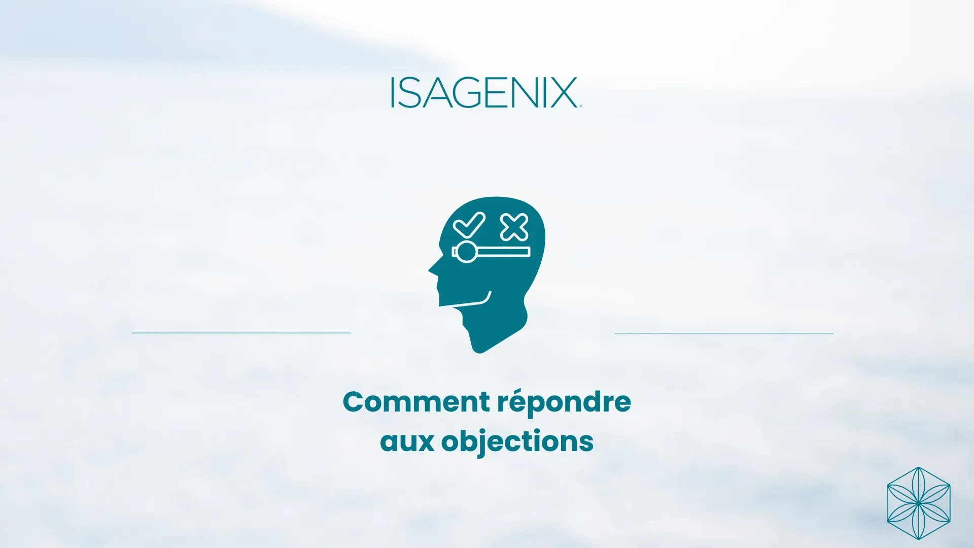 Comment répondre aux objections lesson poster