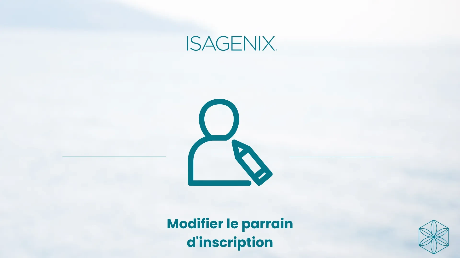 Modifier le parrain d'inscription lesson poster