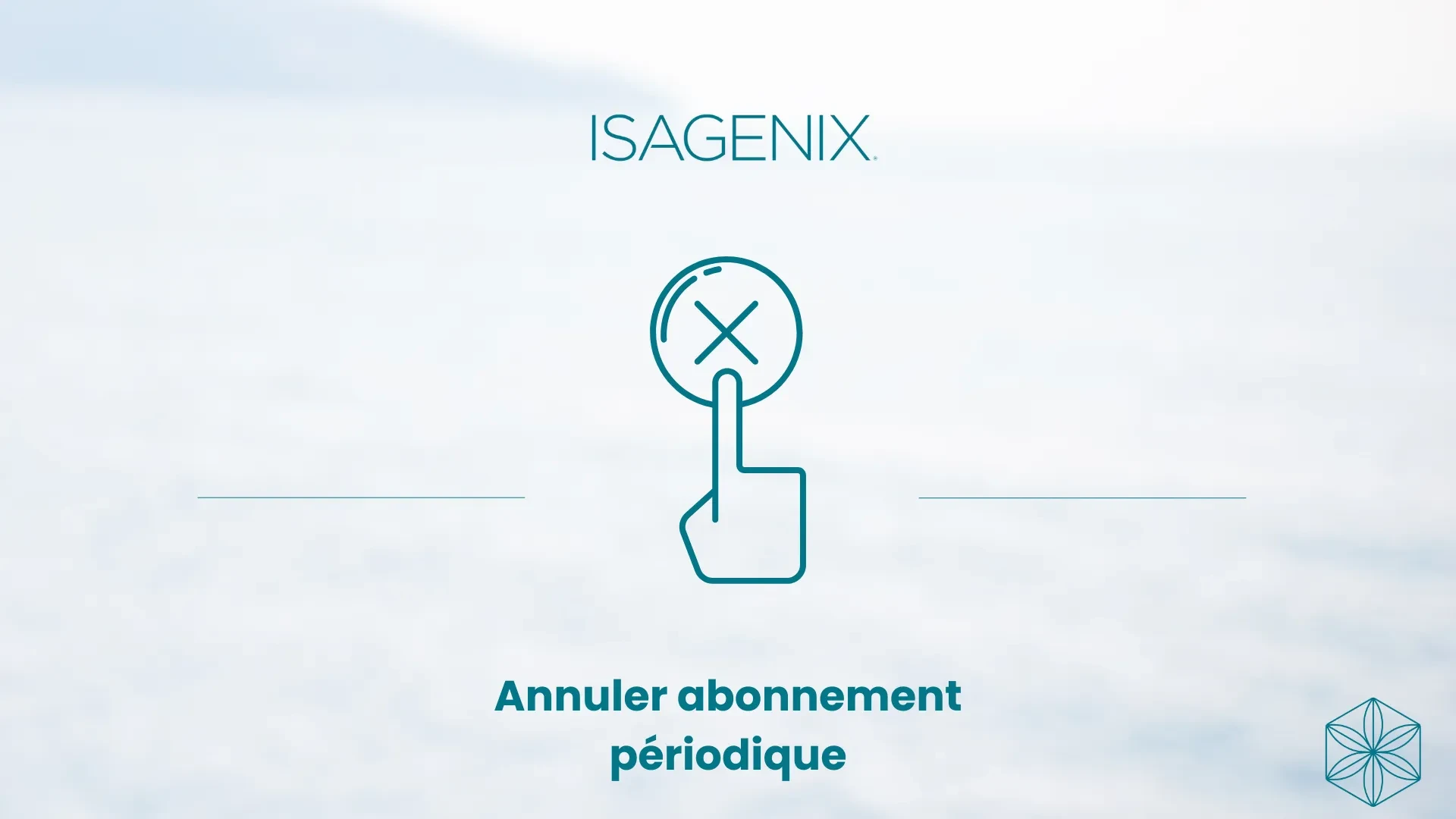 Annuler abonnement périodique lesson poster