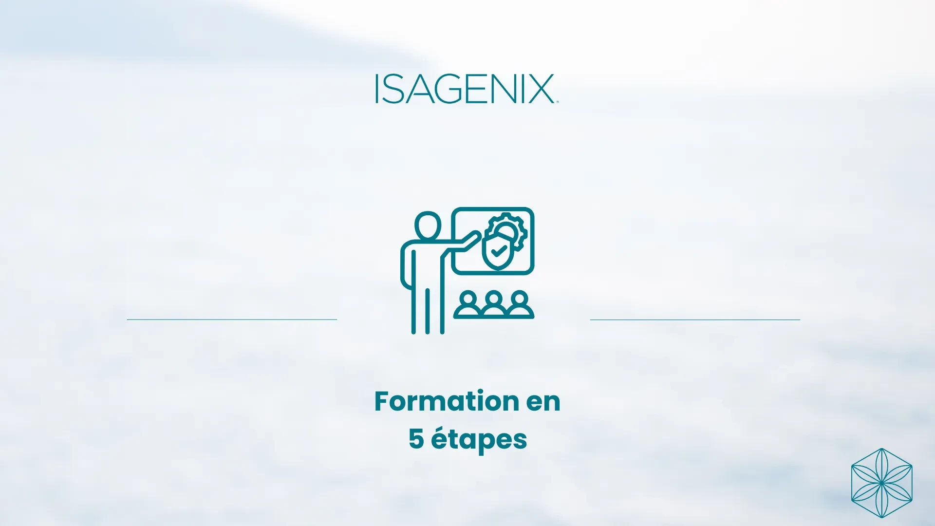 Formation en 5 étapes lesson poster