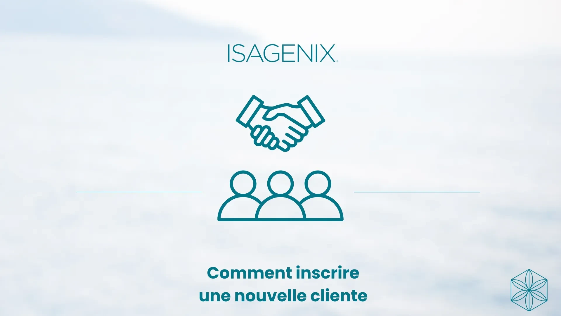Comment inscrire une nouvelle cliente | Méthode parrainer une nouvelle cliente ordinateur lesson poster