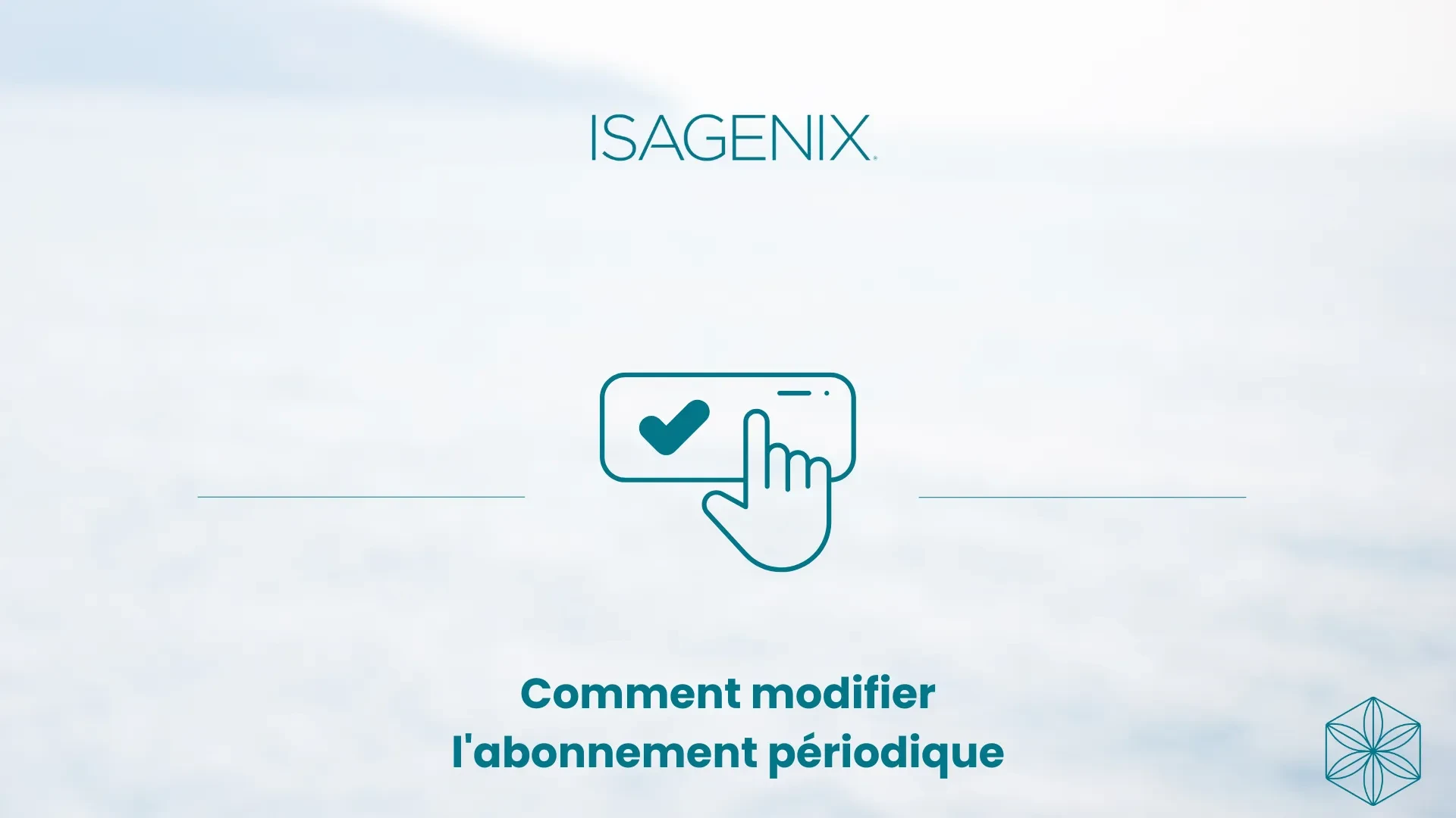 Comment modifier l'abonnement périodique lesson poster
