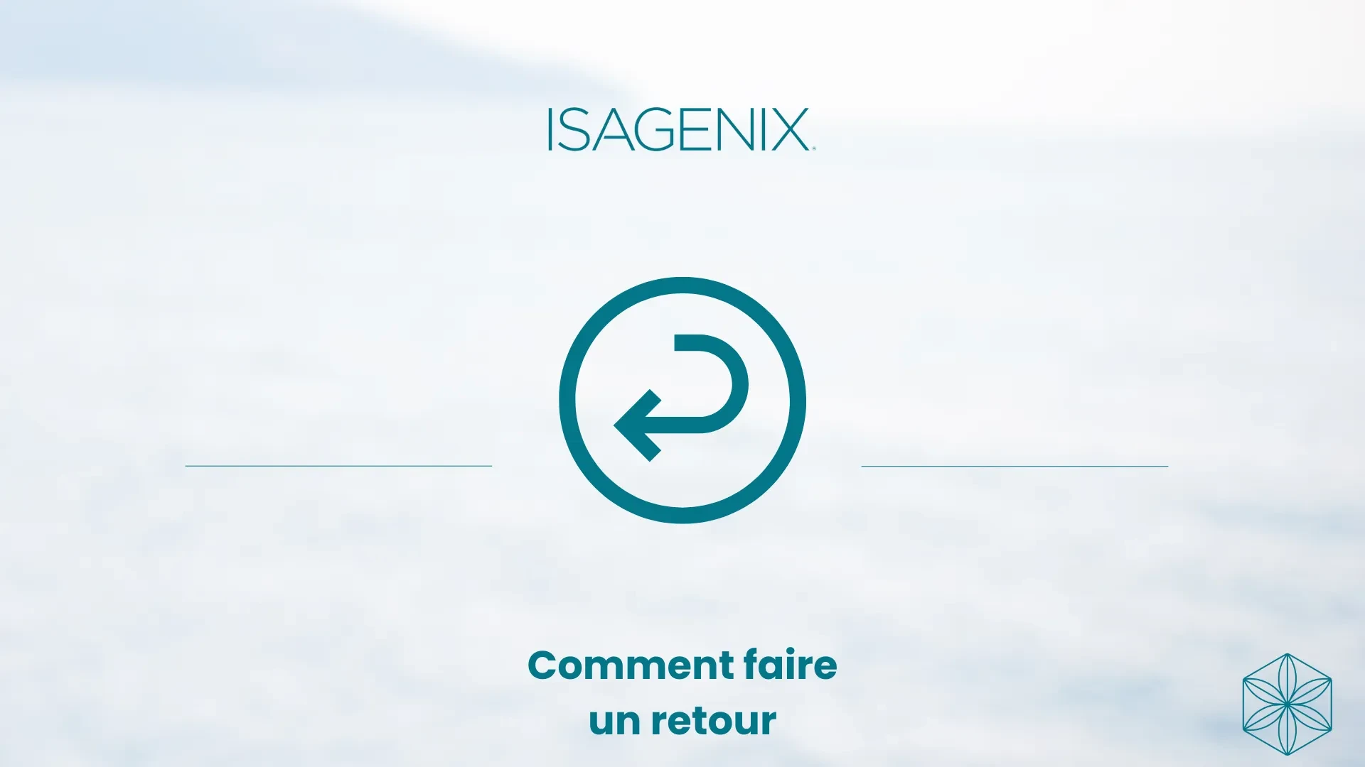 Comment faire un retour lesson poster