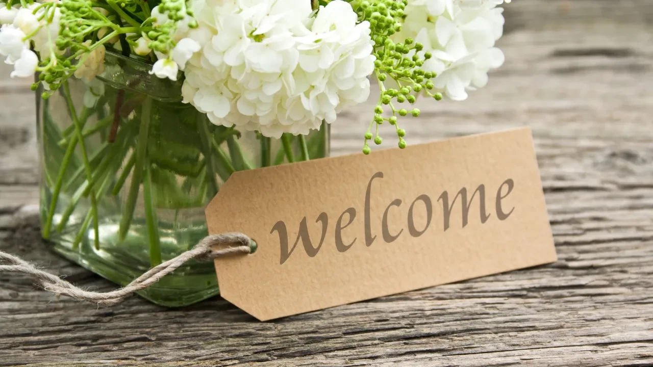 Welcome to Less Stress, More Peace lesson poster
