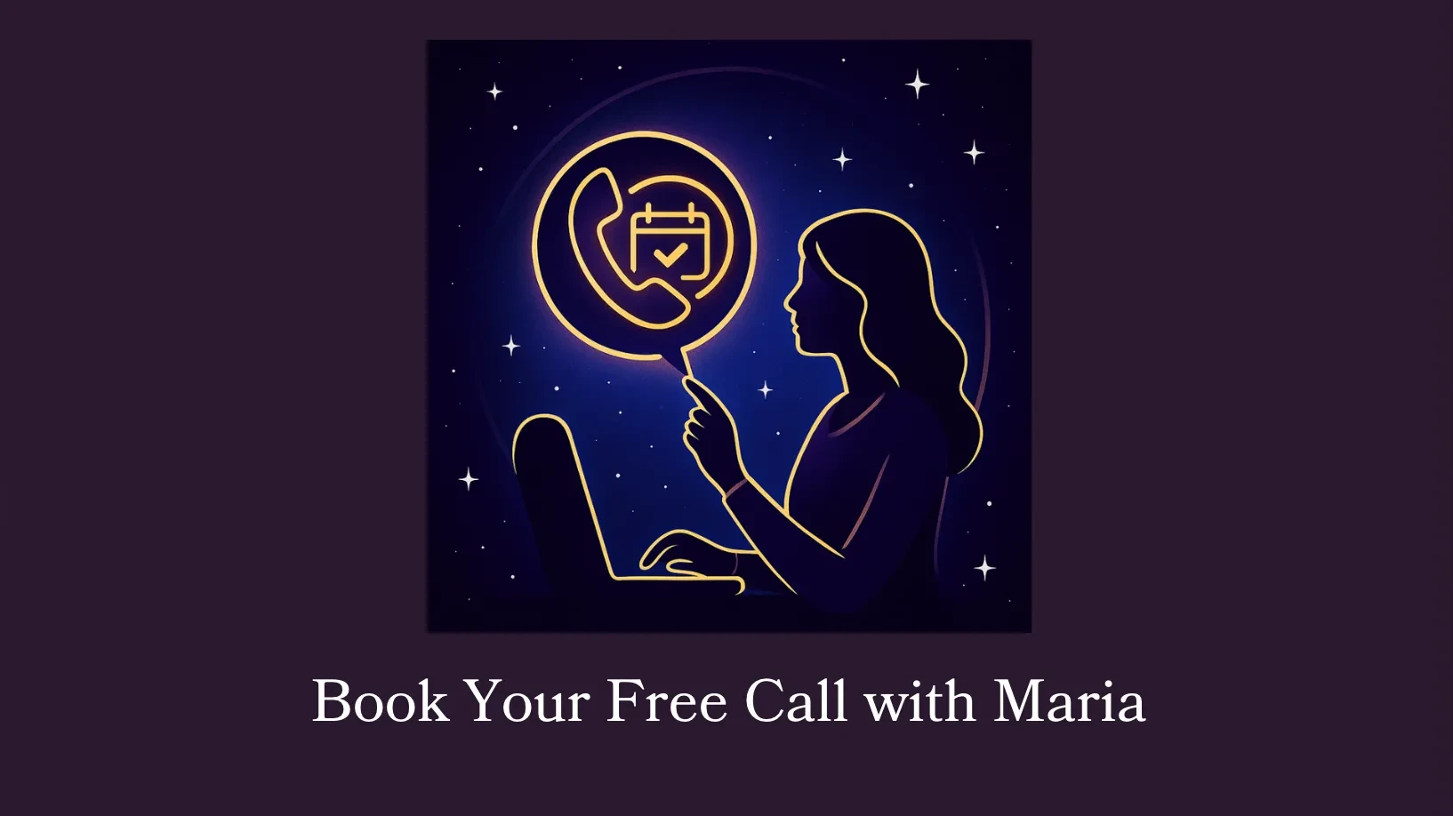 Book Your FREE Call with Maria lesson poster