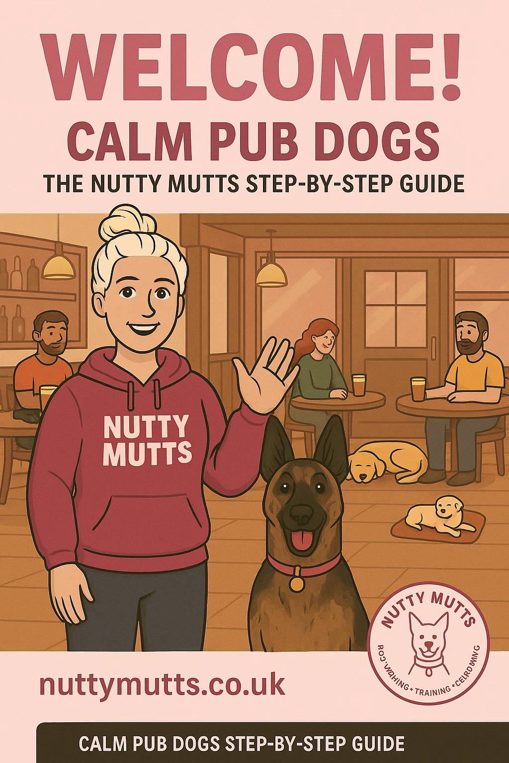 Calm Pub Dogs lesson poster