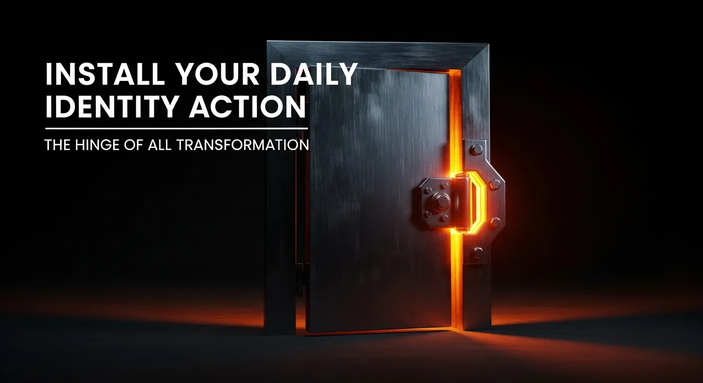 Install Your Daily Identity Action: The Hinge Of All Transformation lesson poster