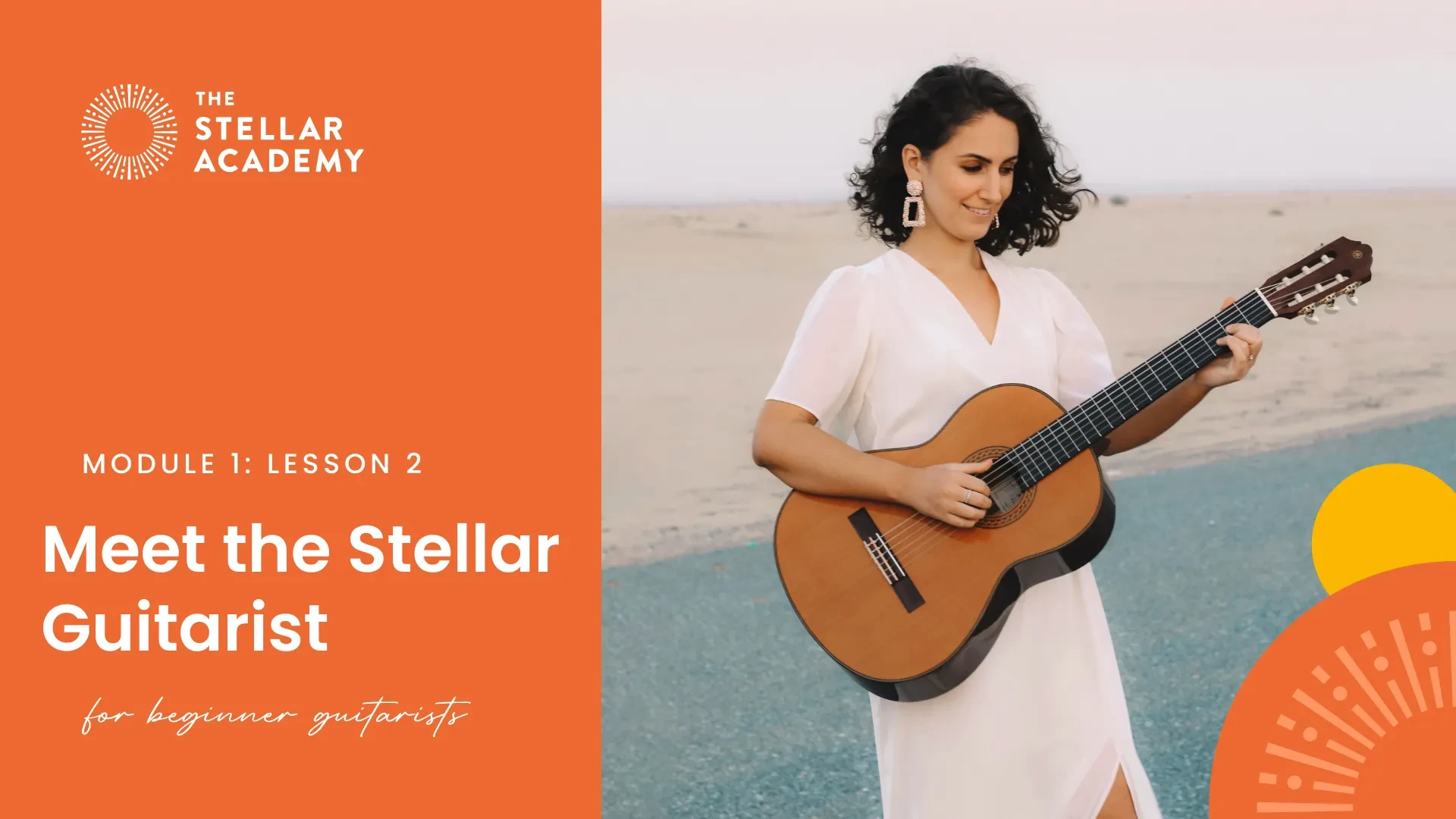 2. Meet the Stellar Guitarist lesson poster