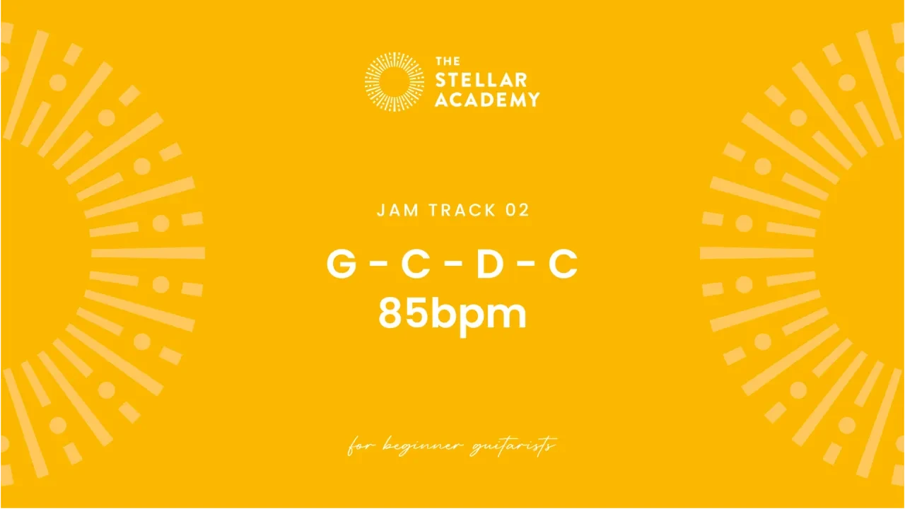 Jam Track 02 | D - G - Am - G | 86bpm lesson poster