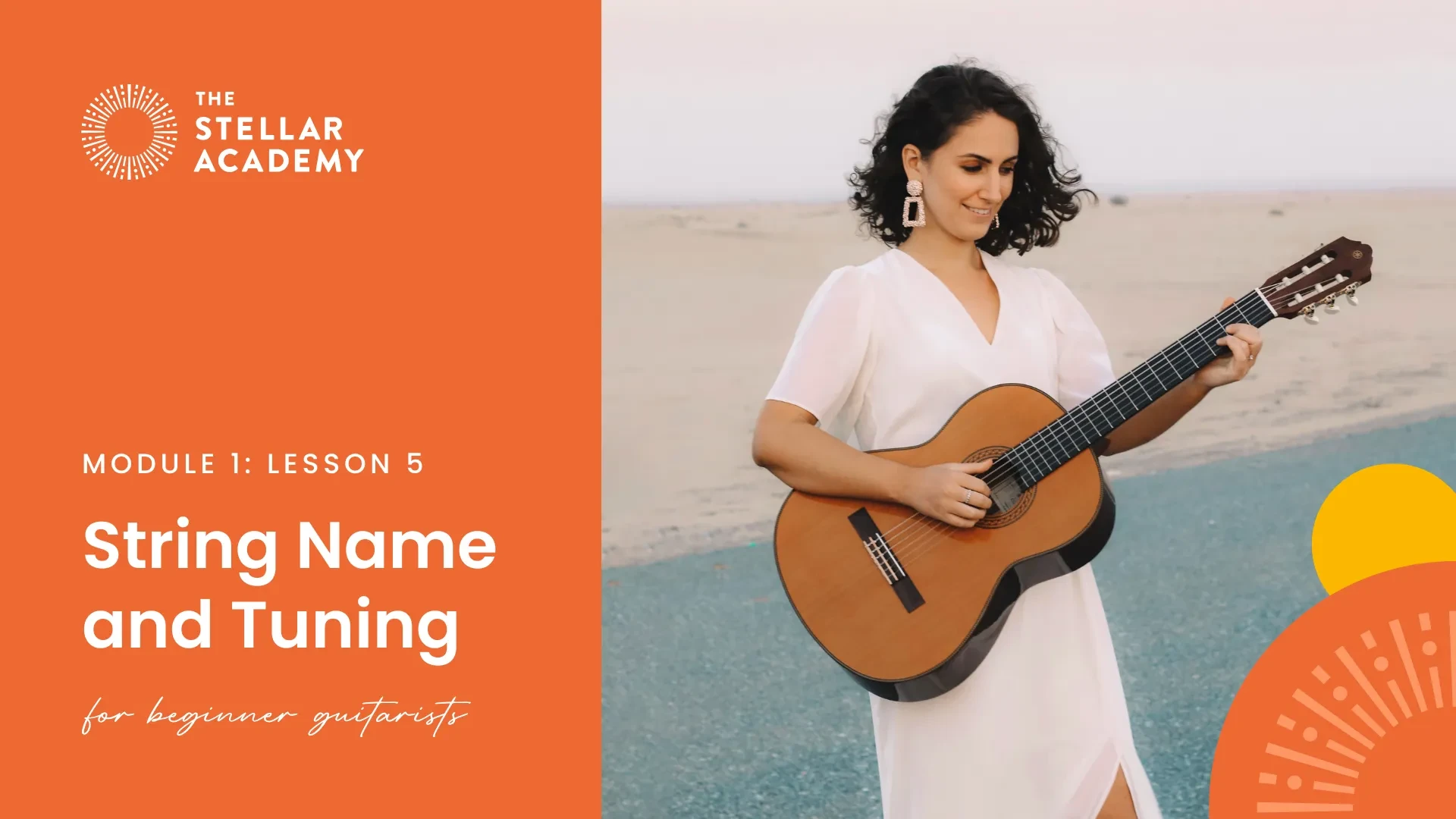 5. String Names and Tuning lesson poster