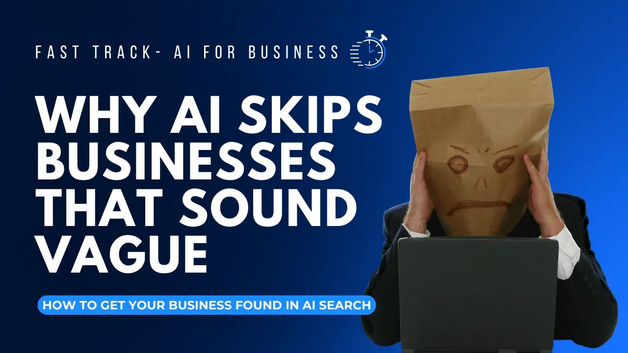 ⚡ FAST TRACK - Why AI Skips Businesses That Sound Vague