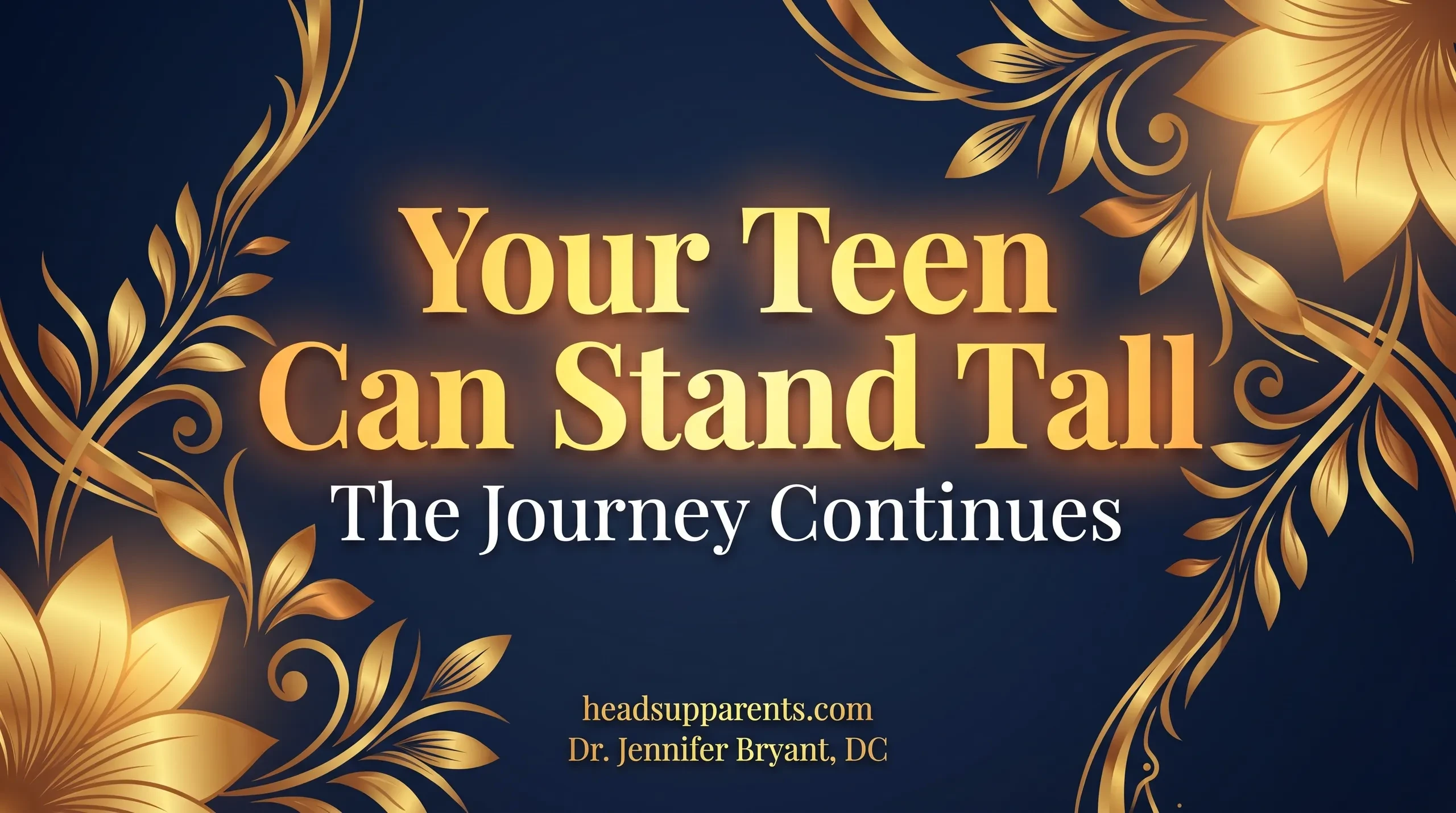 Lesson 12 — Your Teen Can Stand Tall lesson poster