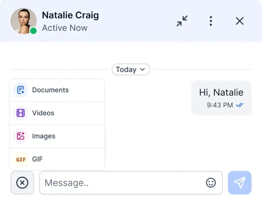 Message chat history and conversations