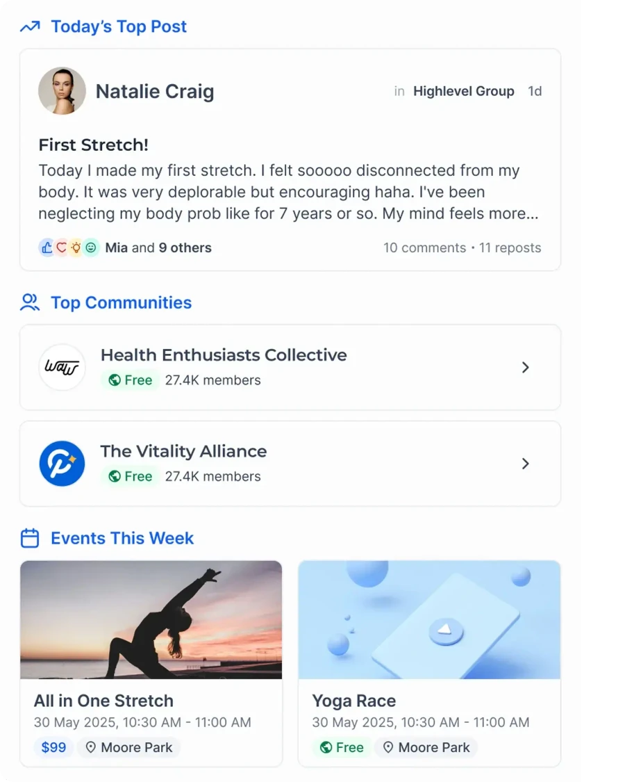 Newsletter preview and content