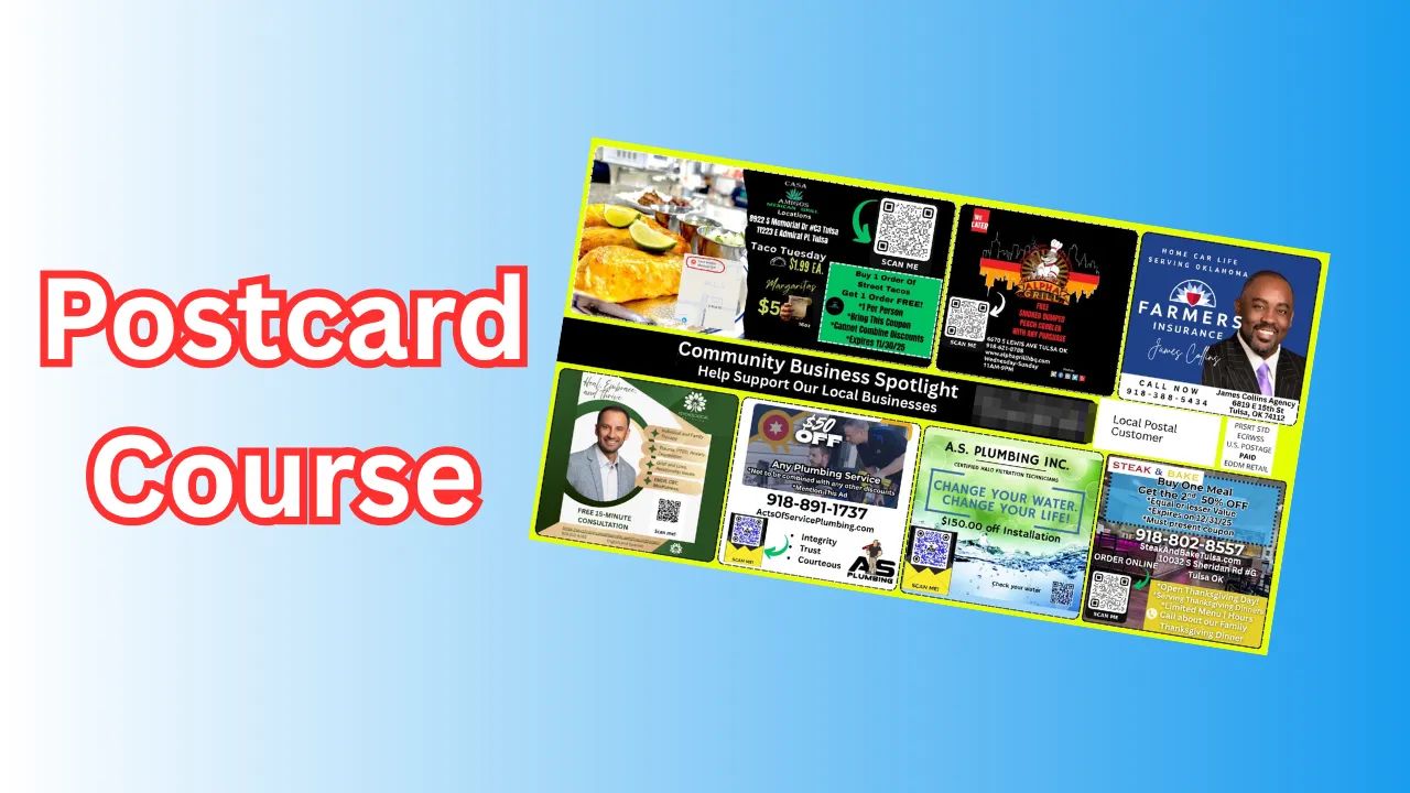 The Local Postcard Domination